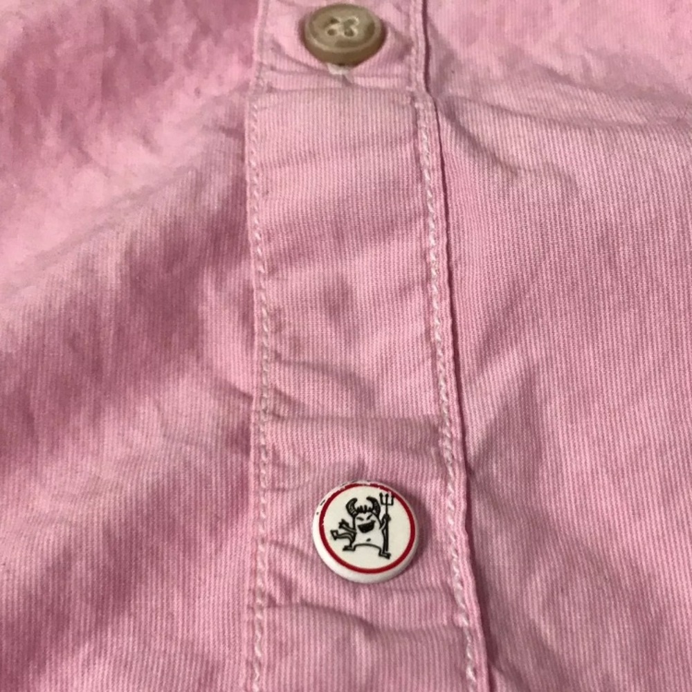 Robert Graham Button Front Collared Dress Shirt M - Picture 4 of 8